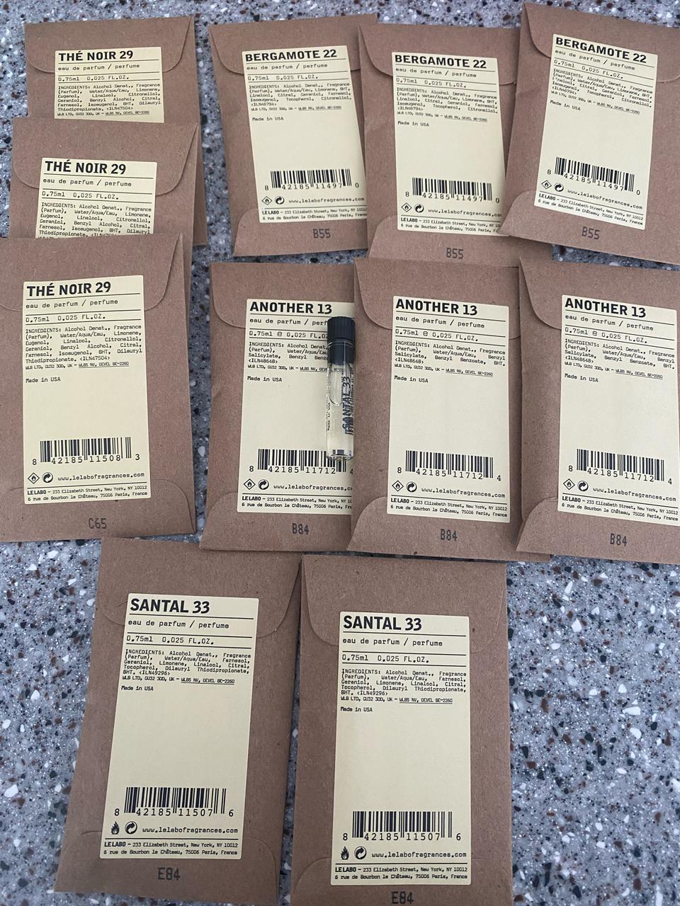 르 라보 향수 0.75ml*11개