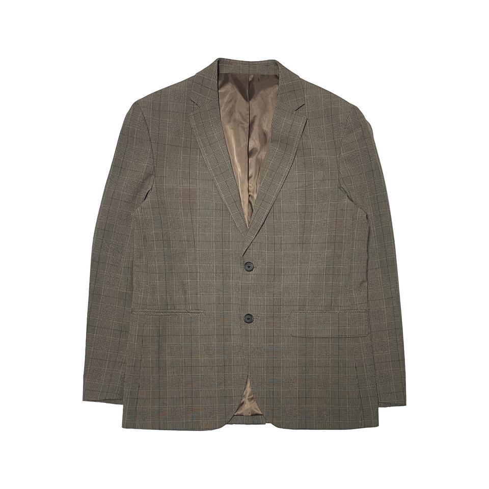 무신사스탠다드 체크 패턴 블레이저