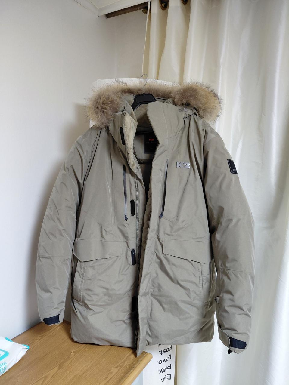 남성k2고어텍스패딩점퍼110