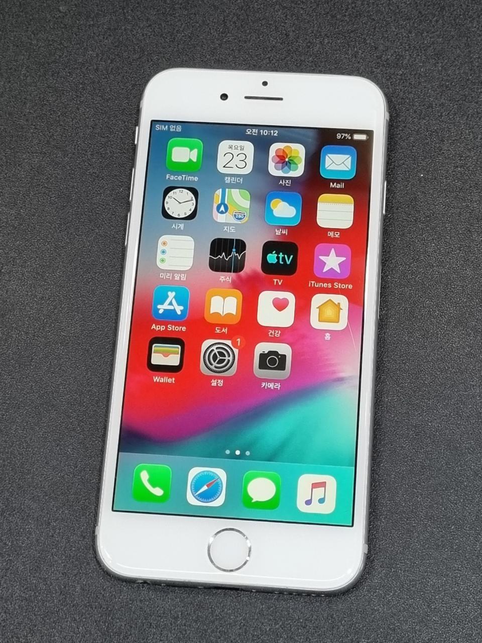 아이폰6 16GB 실버 배터리 93%