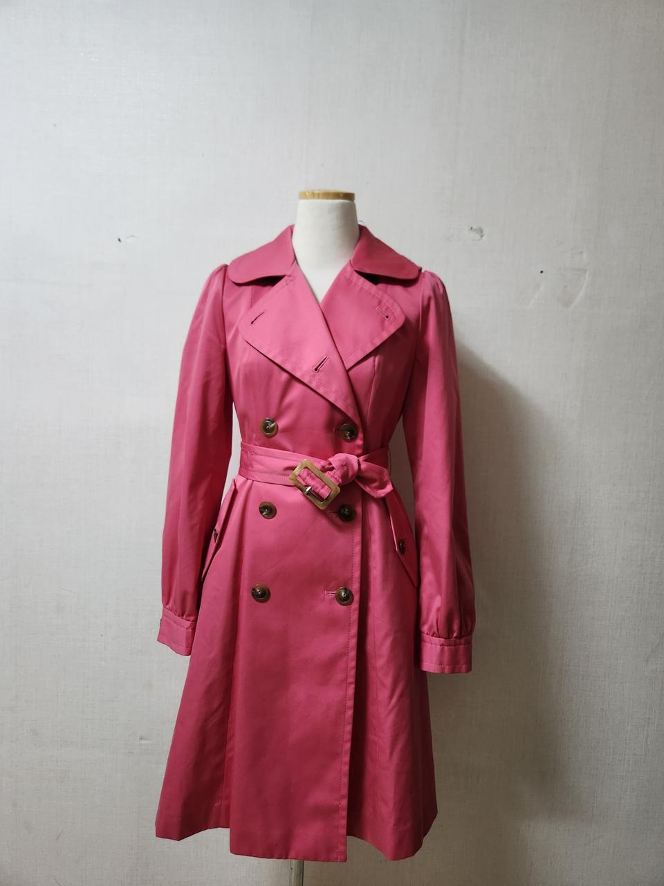 잇미샤 핑크 트렌치 코트