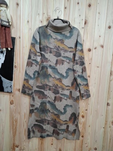 목폴라쫀쫀 롱 니트