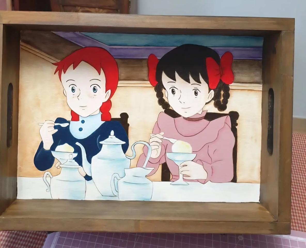 빨간머리앤 원목 트레이