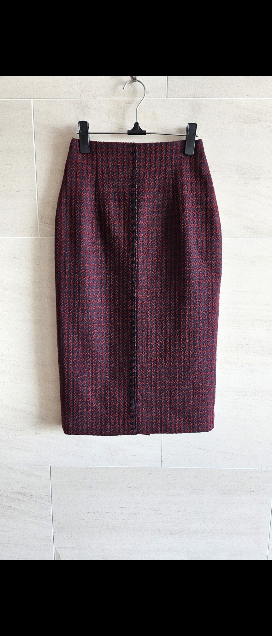 (정품) MICHAA (21fw) 펜슬 미디 스커트