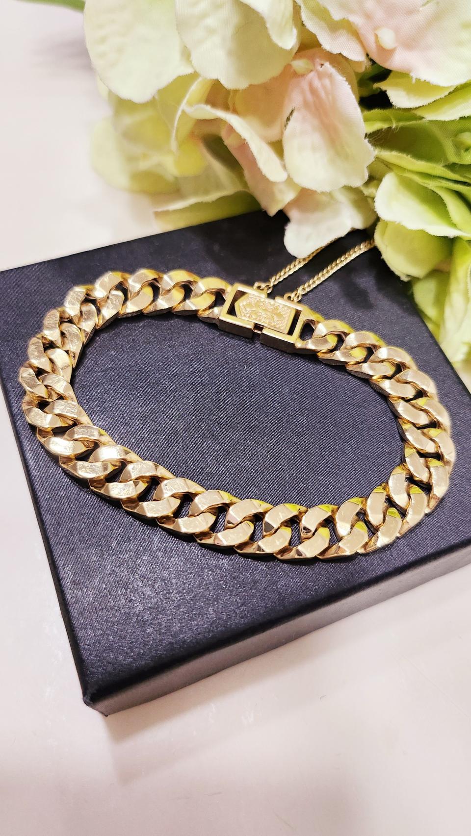 @정리가@ 18k 할로우 체인팔찌