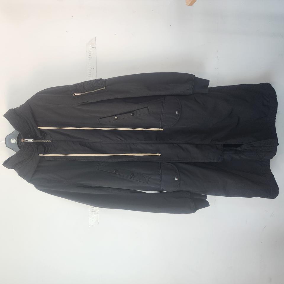 릭오웬스 다크쉐도우 블랙 후드 롱 야상 점퍼