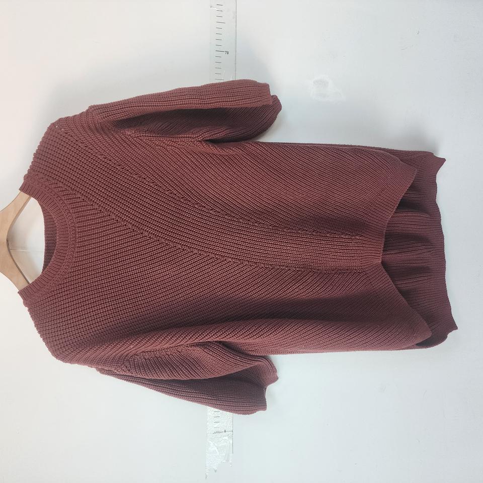 더 캐시미어 브라운 니트 반팔