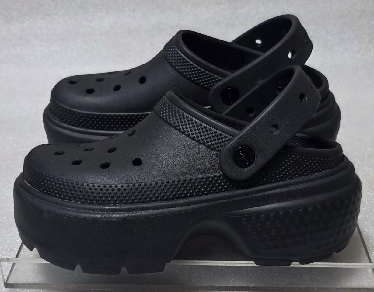 크록스 CROCS 스톰프 클로그 키높이 여성용 230~235