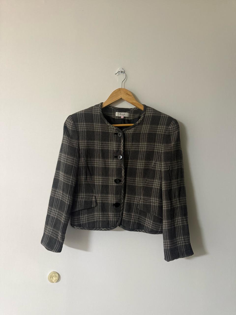 제니 Addenda by RENOWN 체크하프자켓