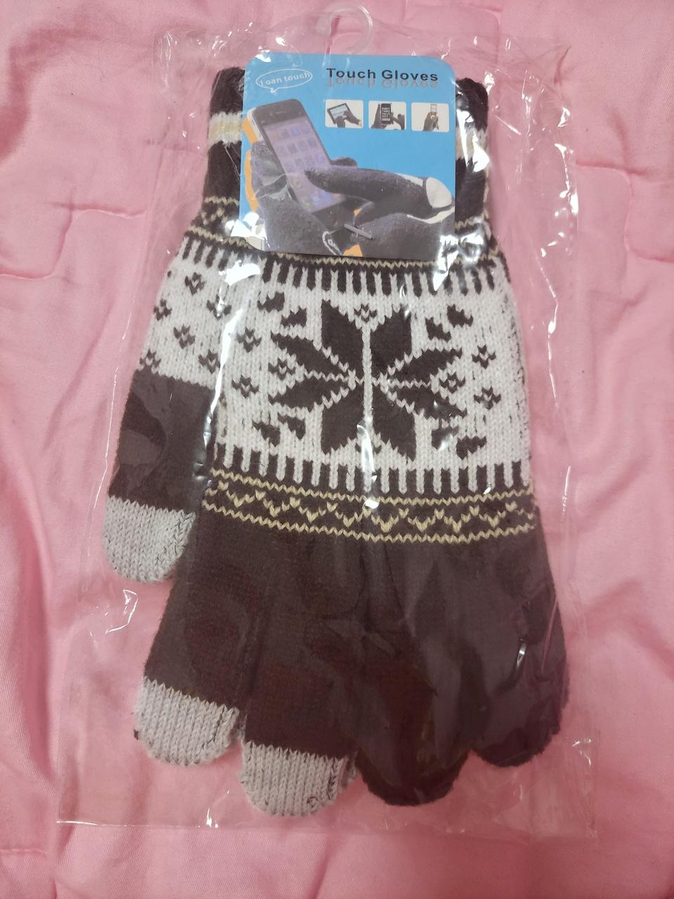 급처새상품!니트 커플 장갑970원 남녀공용 스마트폰터치가능 톰브라운 느낌