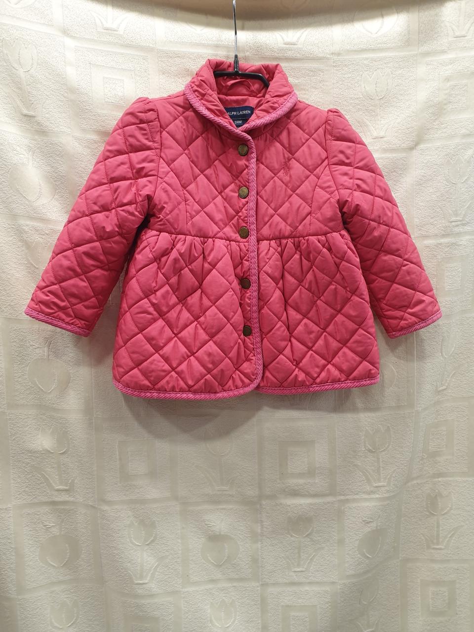 폴로 랄프로렌 핑크 퀼팅 자켓 24개월