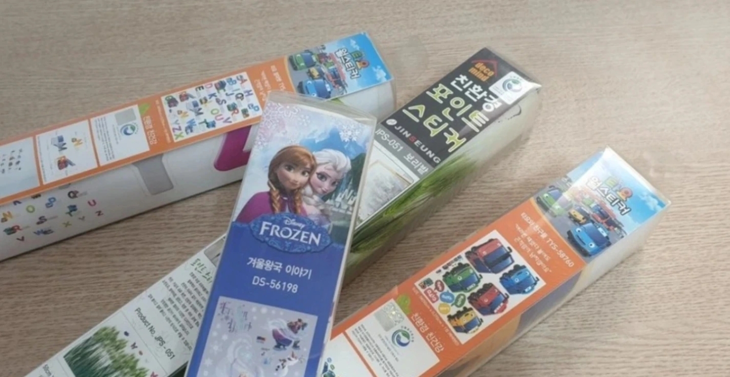 포인트스티커 엘사 디즈니그림 겨울왕국 타요 뽀로로 타요스티커 인테리어용품