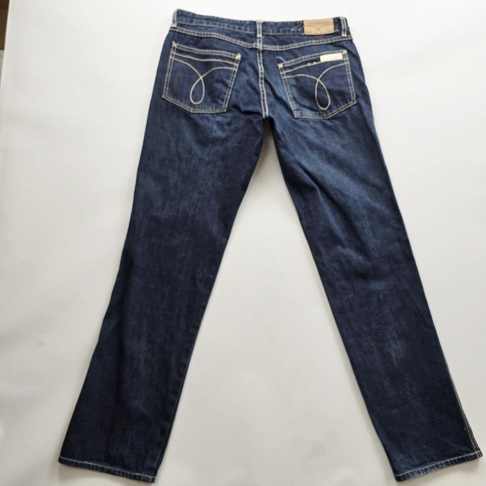 캘빈클라인 청바지 일자 진청 데님 사이즈33 R4383