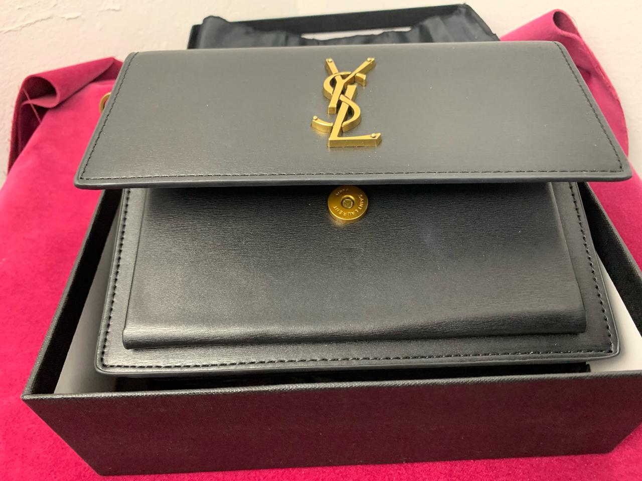 생로랑 감정 숄더 백