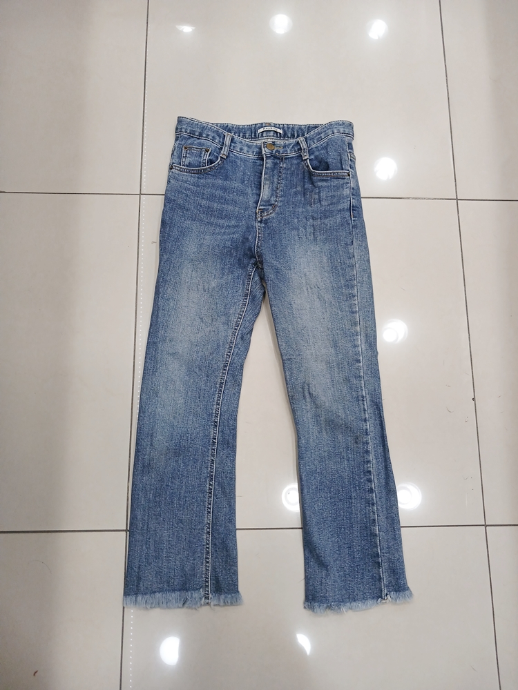 헤이빌리 M사이즈 배기 부츠컷 밑단올풀림 청바지 빈티지 중고 