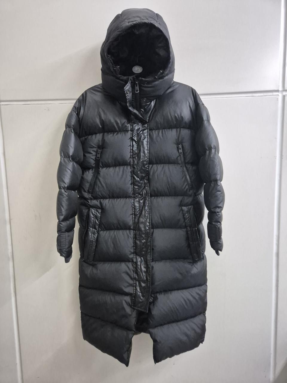 캘빈클라인 진 블랙 후드 롱패딩(95/M)