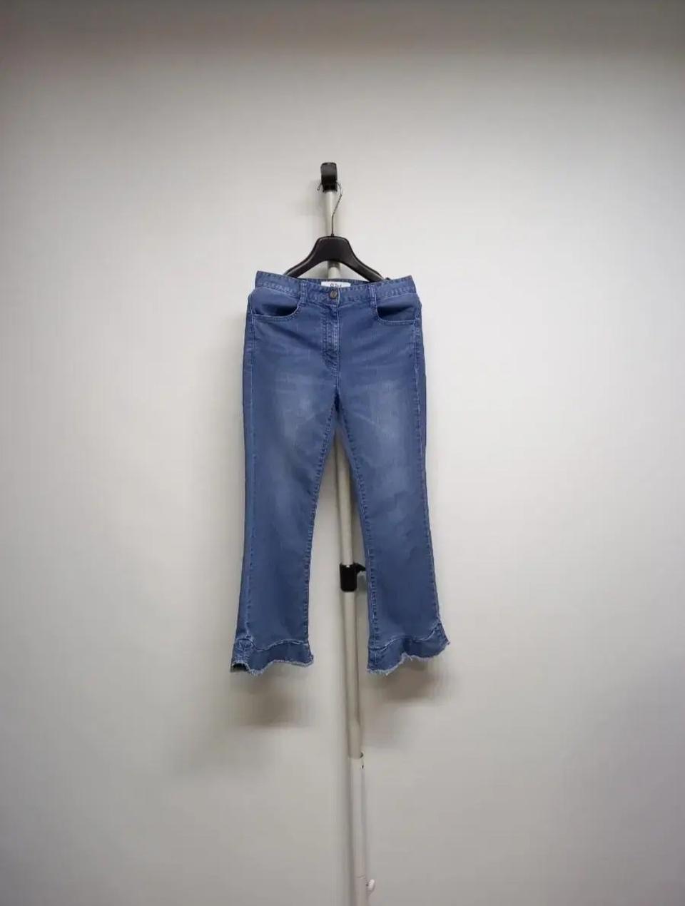 오즈세컨 9부8부 블루진 데님 팬츠 55
