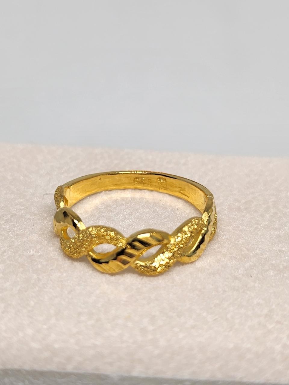 순금 한돈 꽈베기 반지