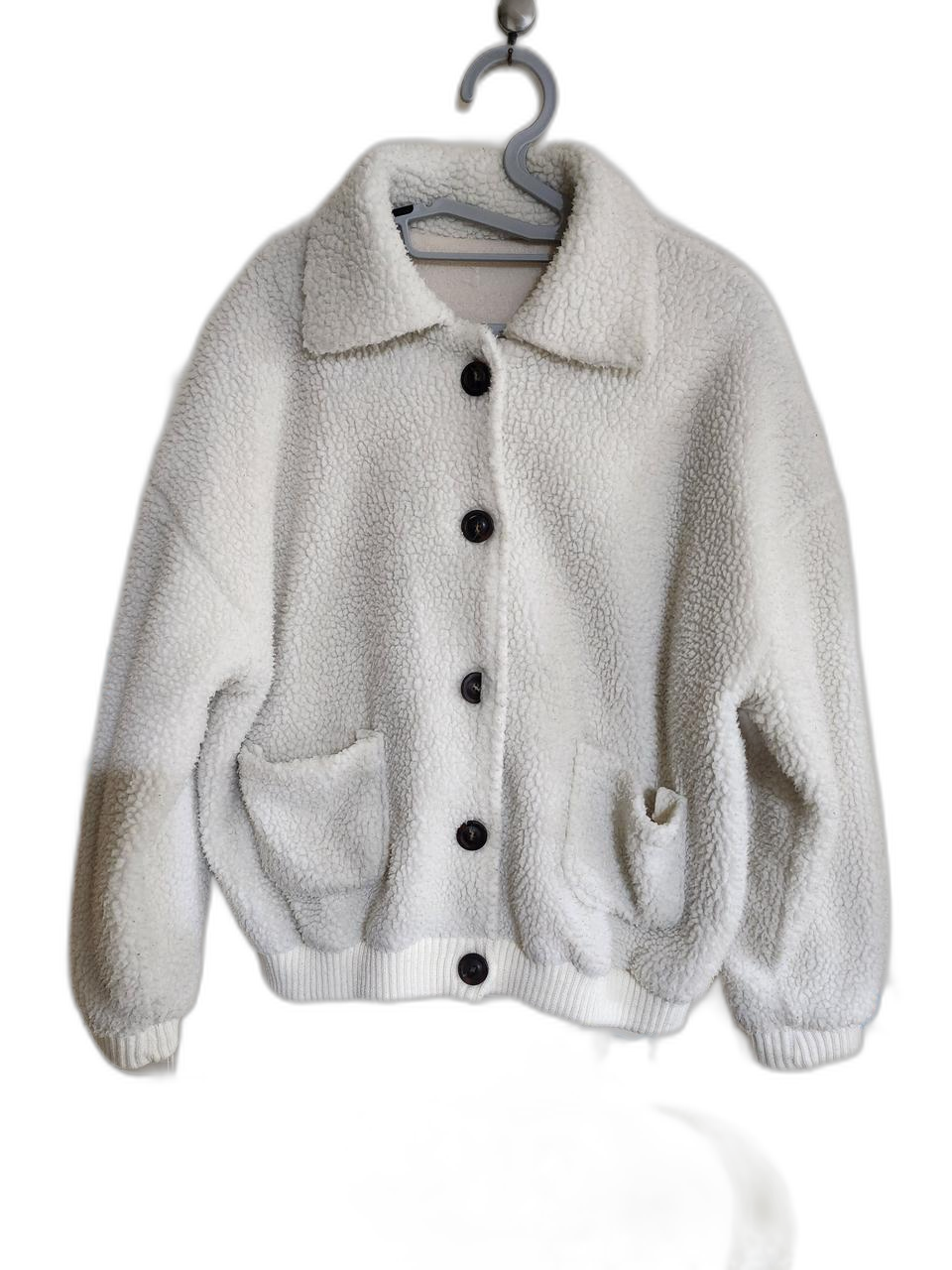 뽀글이 숏 자켓 아이보리