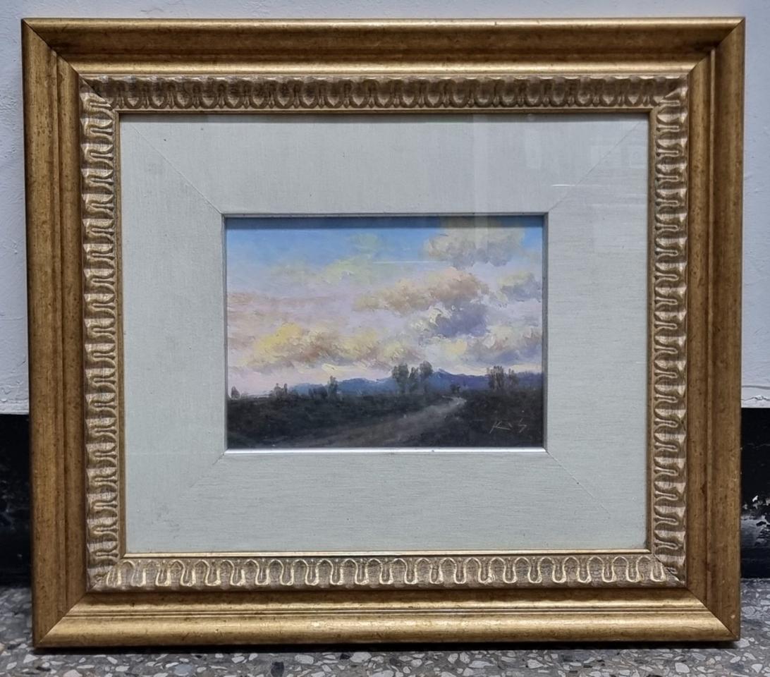 플랑드르의 저녁풍경유화그림