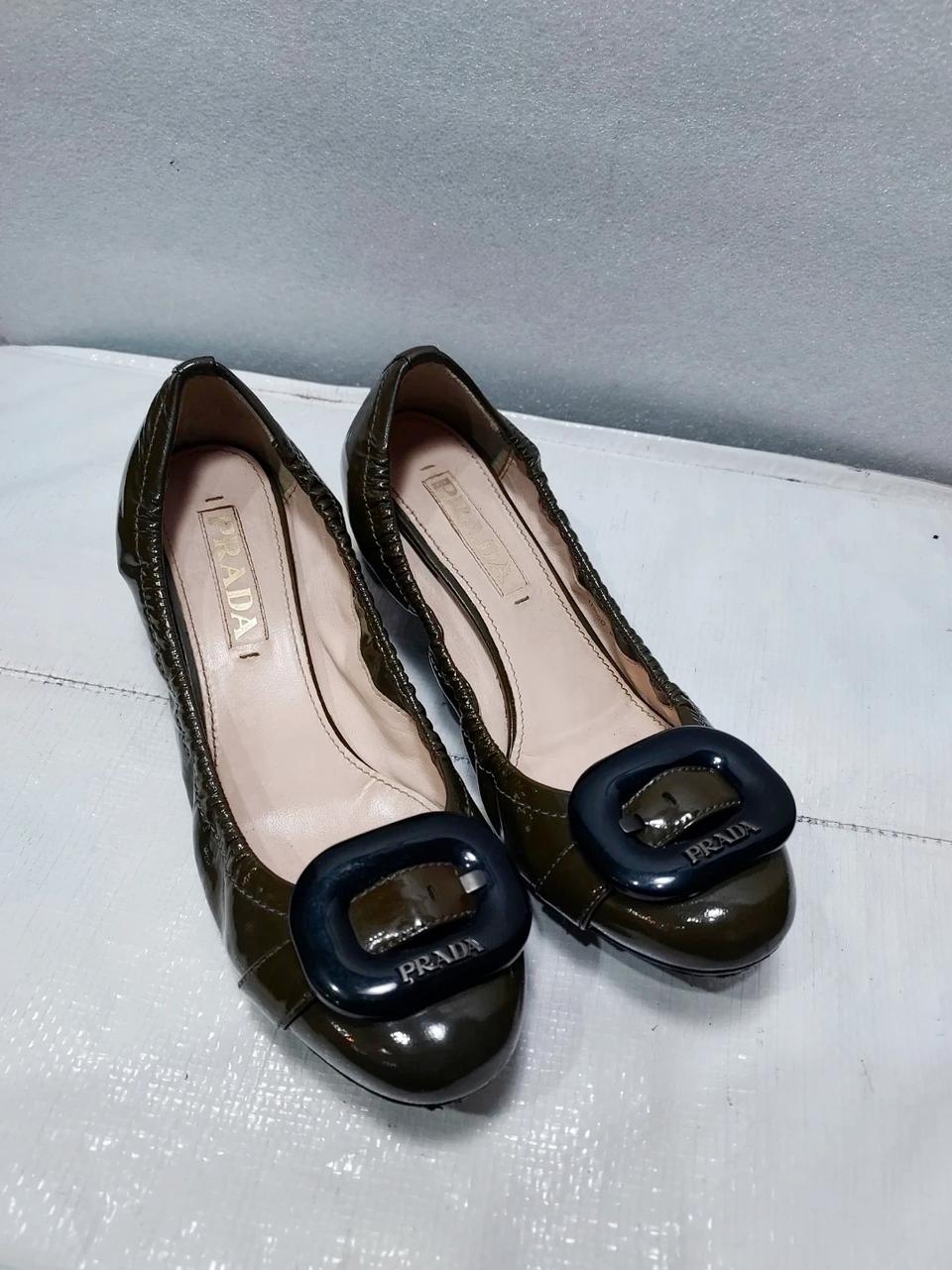 프라다정품페이던트구두