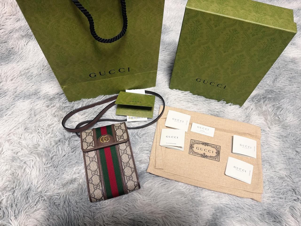 구찌 오피디아 GG 미니 플랩 크로스백 정품 풀박스(영수증 보유중)