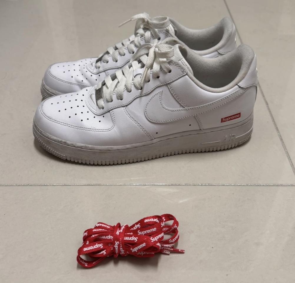 [265]나이키 x 슈프림 에어포스 1 로우 화이트