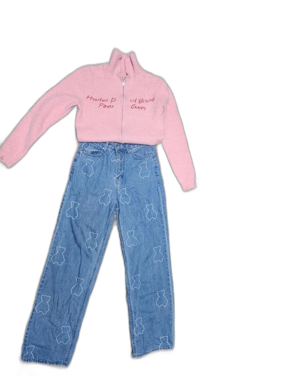 AOO STUDIO SPACE 곰돌이 청바지