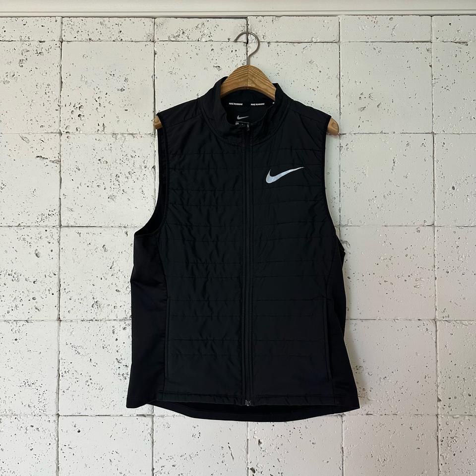 M 나이키 러닝 베스트 조끼 블랙