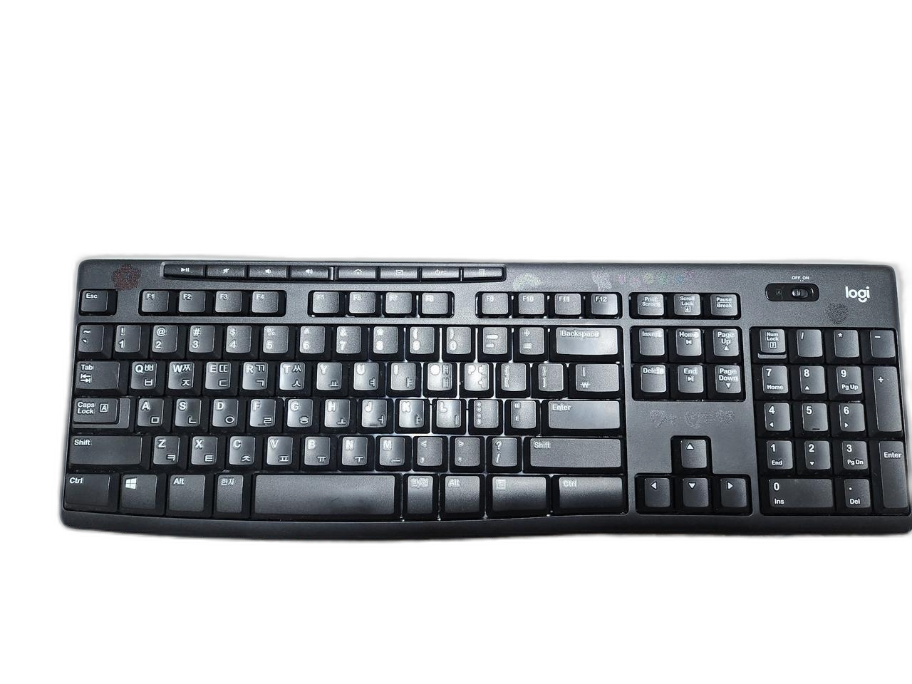 로지텍 키보드 블랙