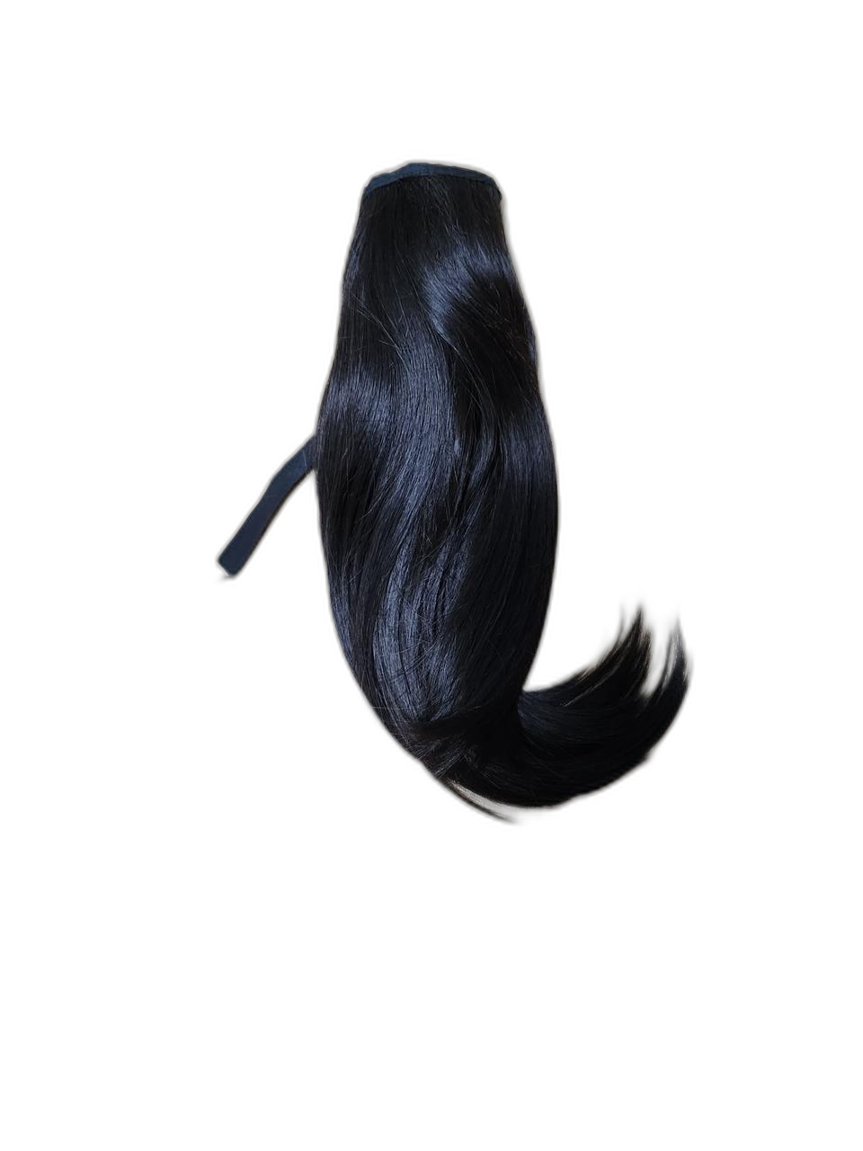 자연갈색 묶음 포니테일 가발