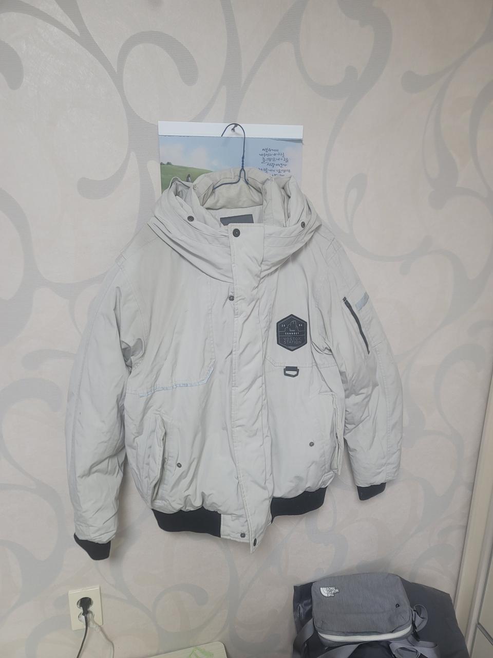 H:CONNECT 아이보리 패딩 XL