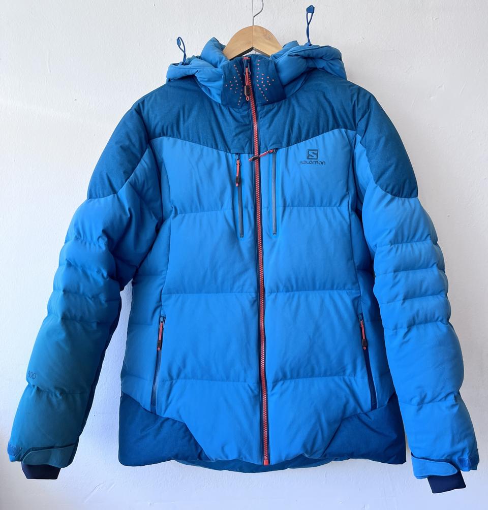 살로몬 남성 블루구스다운패딩