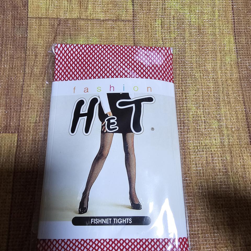 구매시덤)빨간 망사스타킹