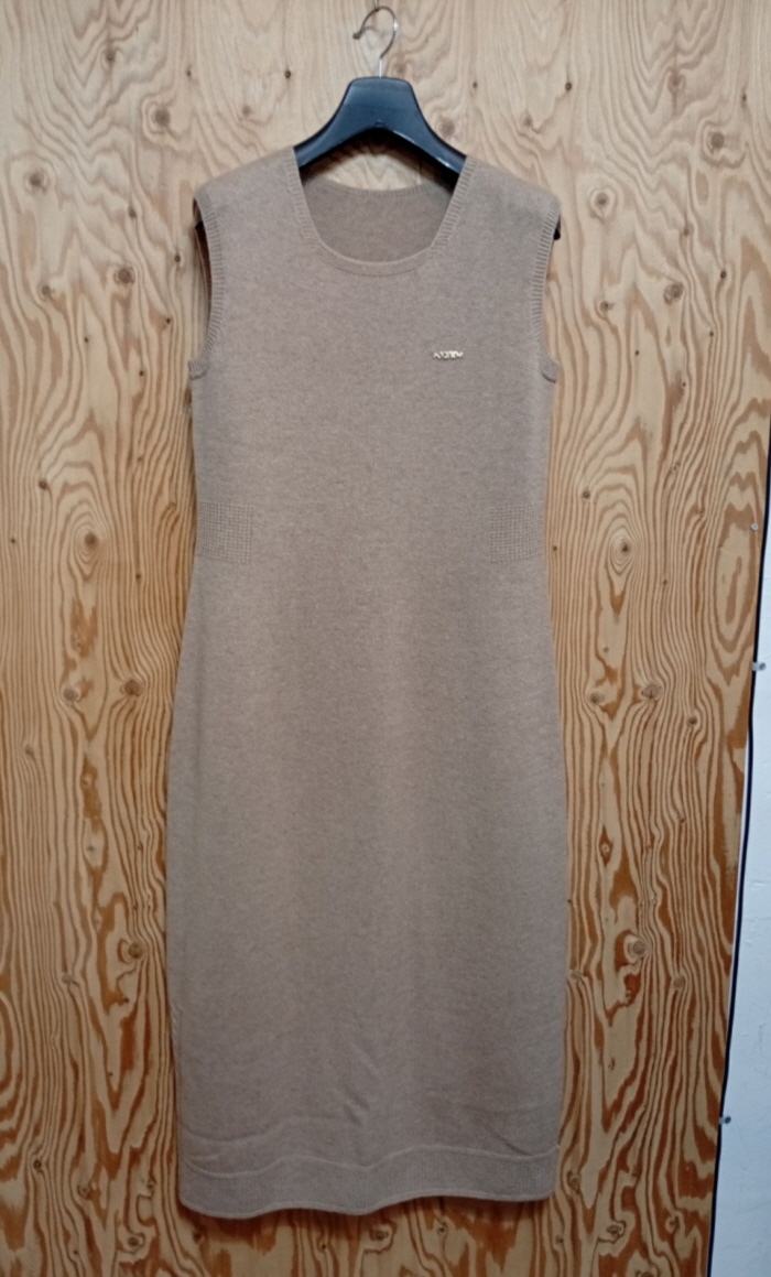 오즈세컨 캐시미어 함유 레이어드 울 원피스