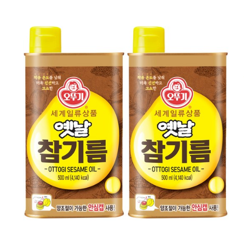 오뚜기 옛날 참기름 500ml 2개