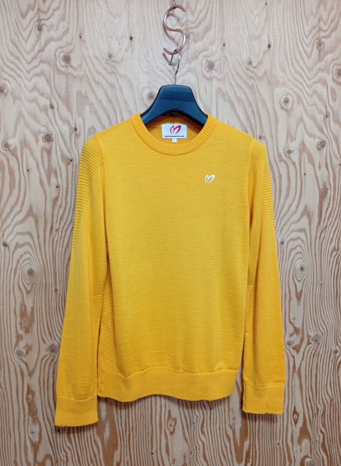 마스터바니에디션 옐로우 크루넥 스웨터 
