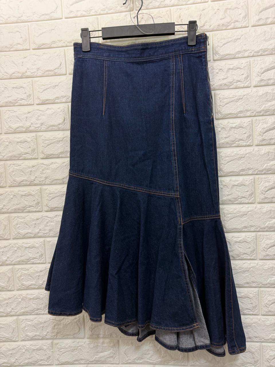 럭키슈에뜨 데님 스커트 36