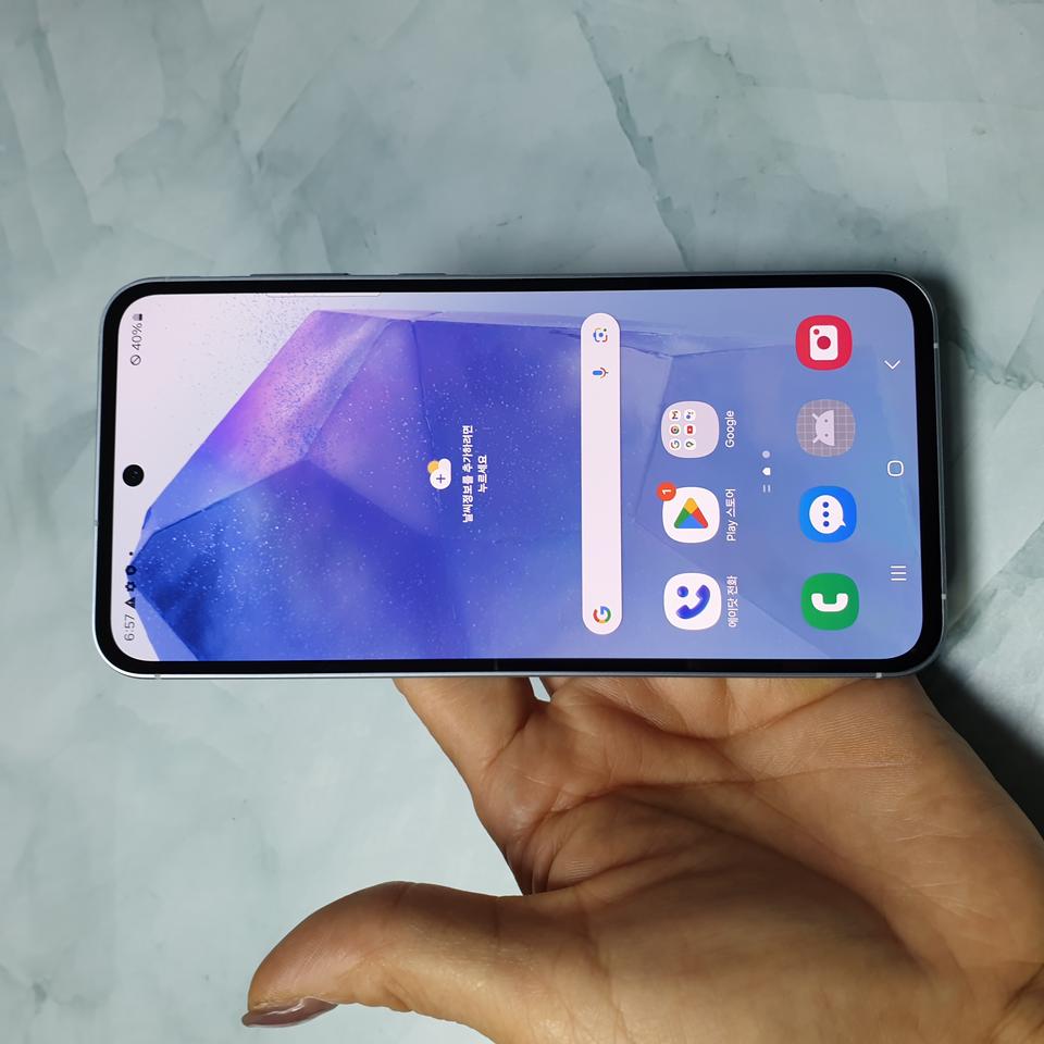 SK 갤럭시 퀀텀5 아이스블루 128G S급 판매합니다