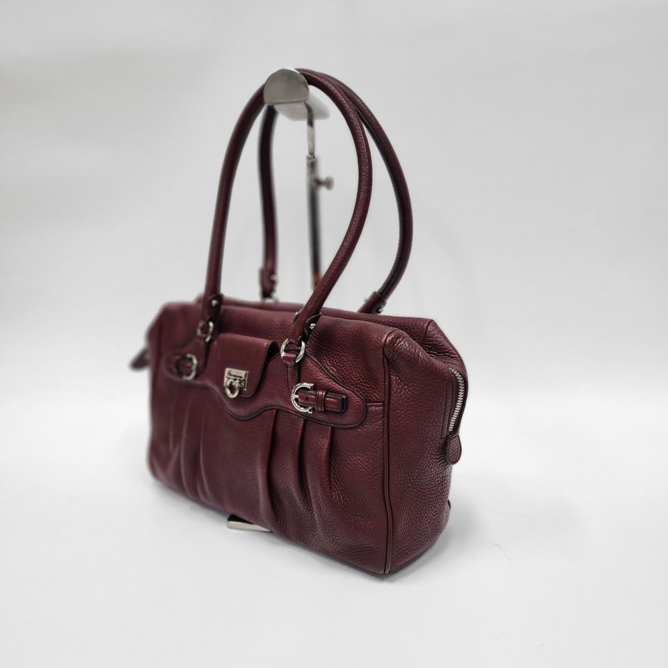 정품 페라가모 간치니 가죽 숄더백 상태좋음