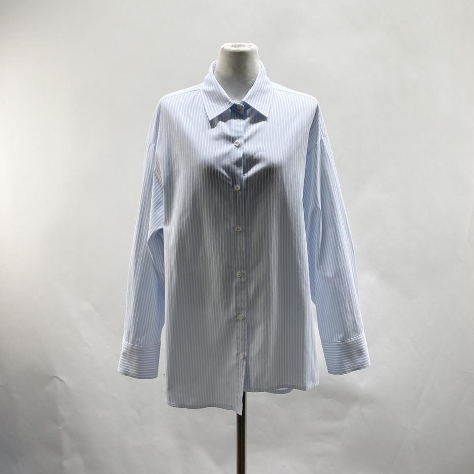 simplicity 여성캐쥬얼셔츠 루즈핏 스트라이프 F 영구제