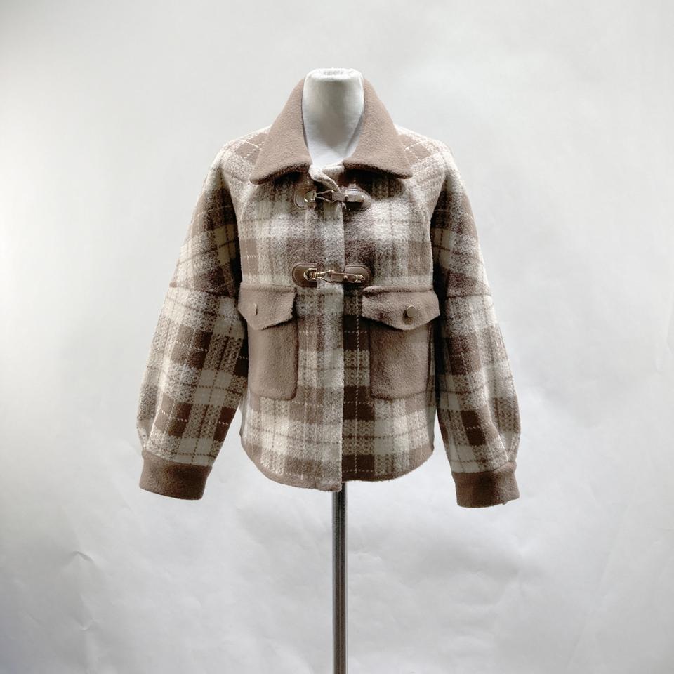 여성 캐쥬얼 털자켓 브라운 FREE 영구제