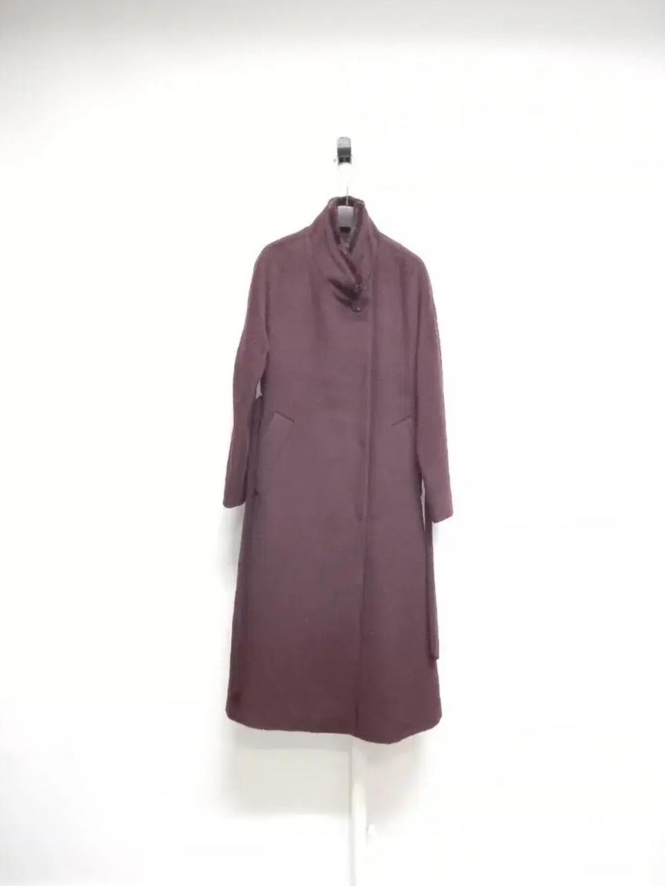 새 발렌시아 라마 밍크 맥시롱코트 55