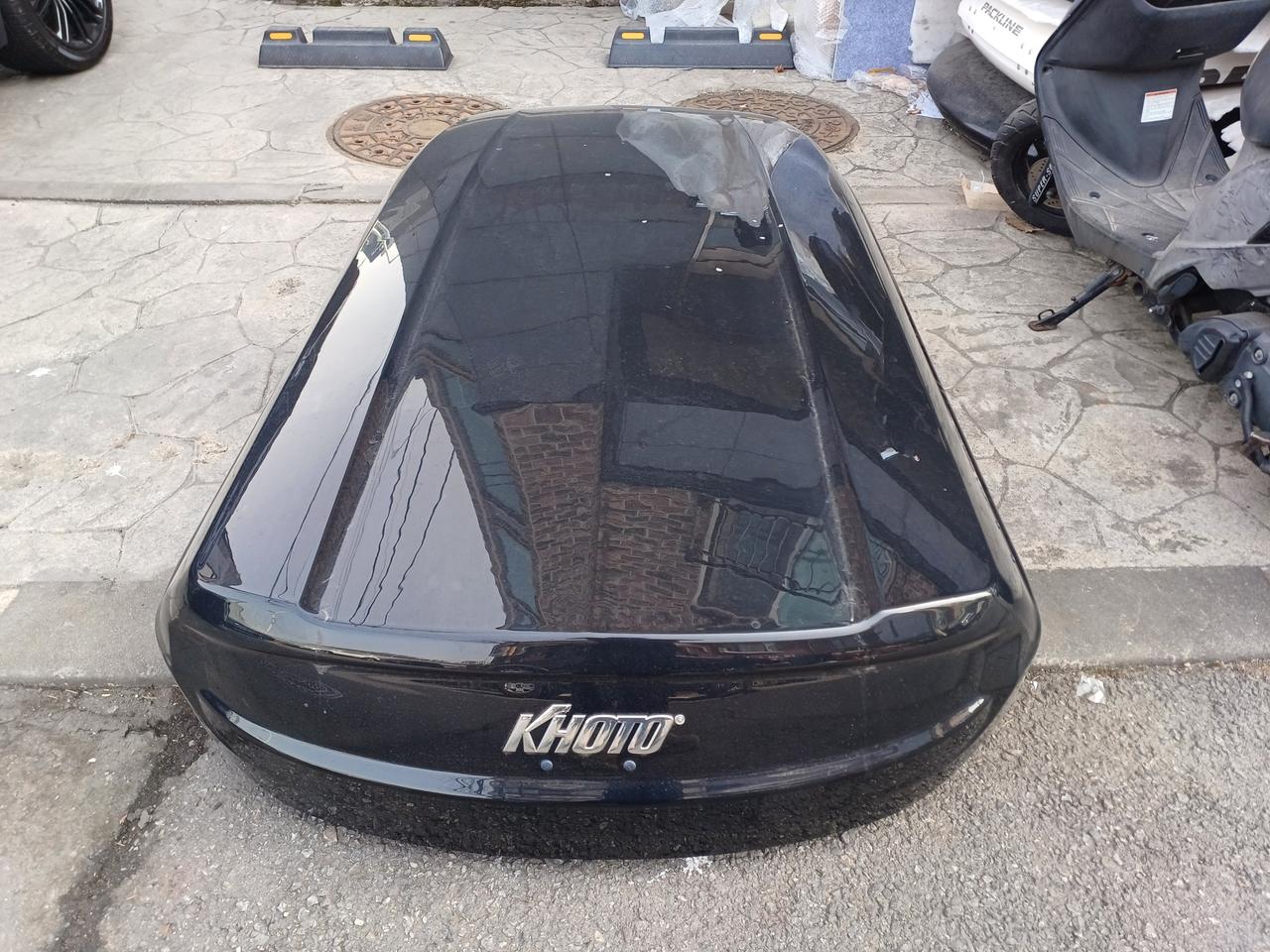 구형 모하비 코토 일체형 루프박스 중고 블랙 사용감