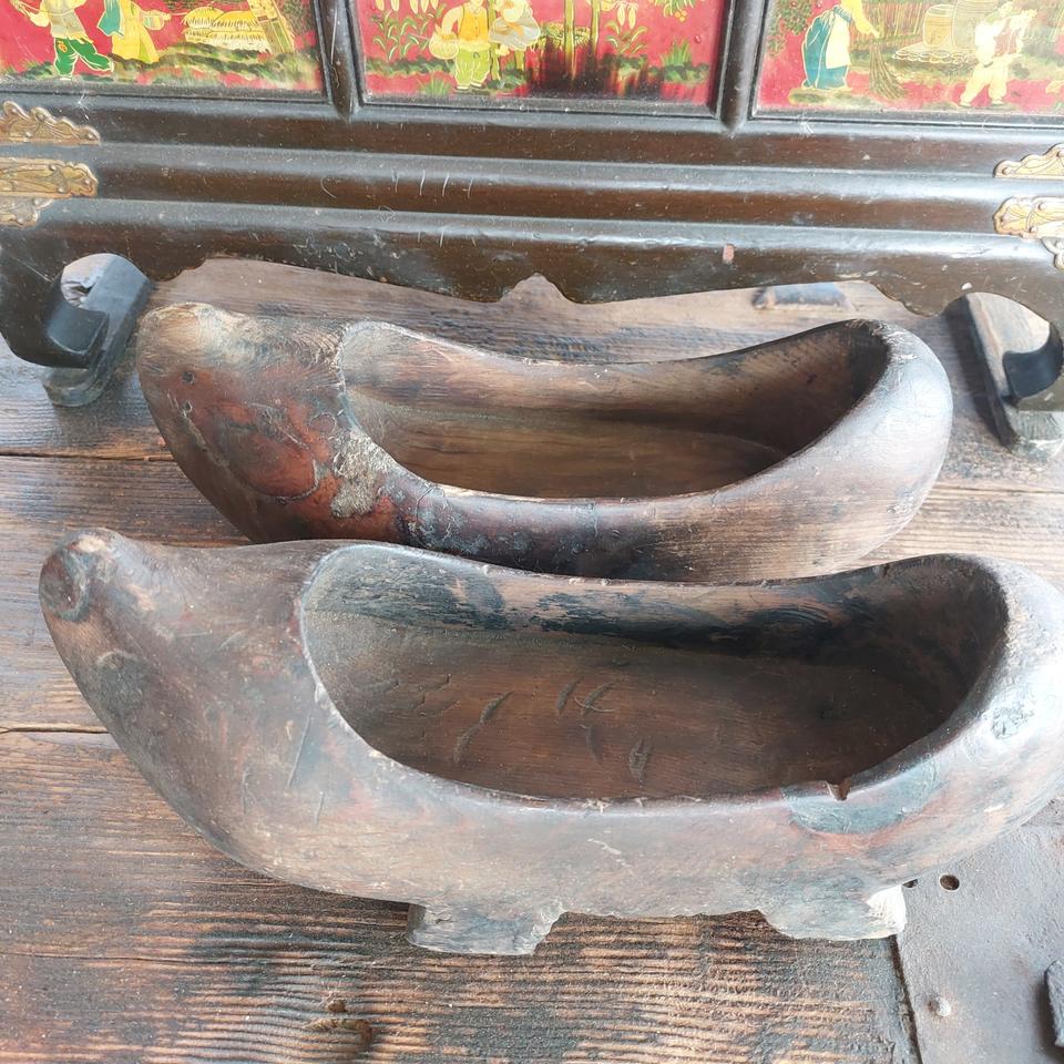 조선시대 나막신 - 골동품. 민속품. 소품용