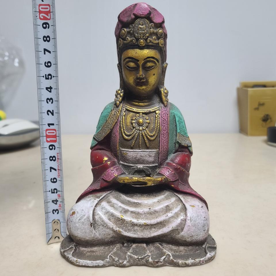 채색 무쇠 민불 A