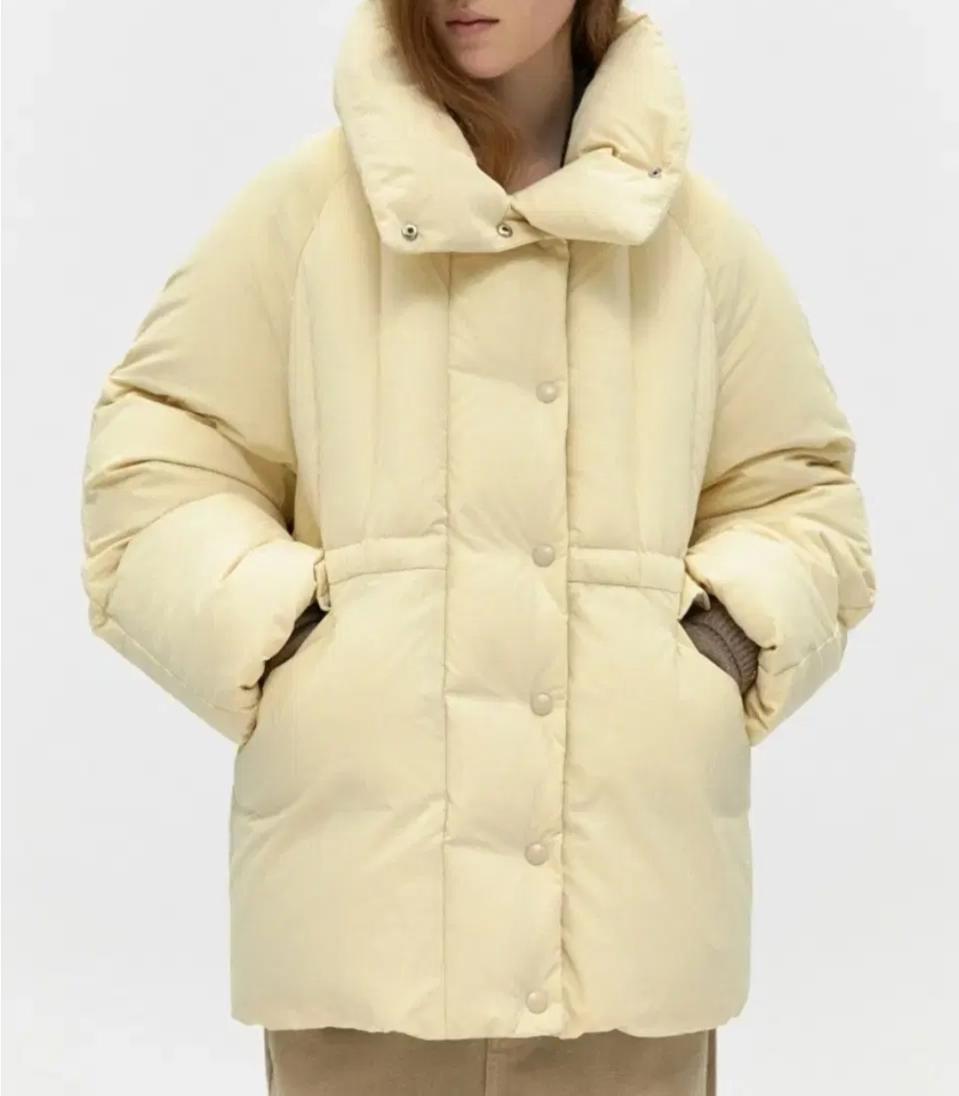 드파운드 버터색 덕 다운패딩 F 33-77