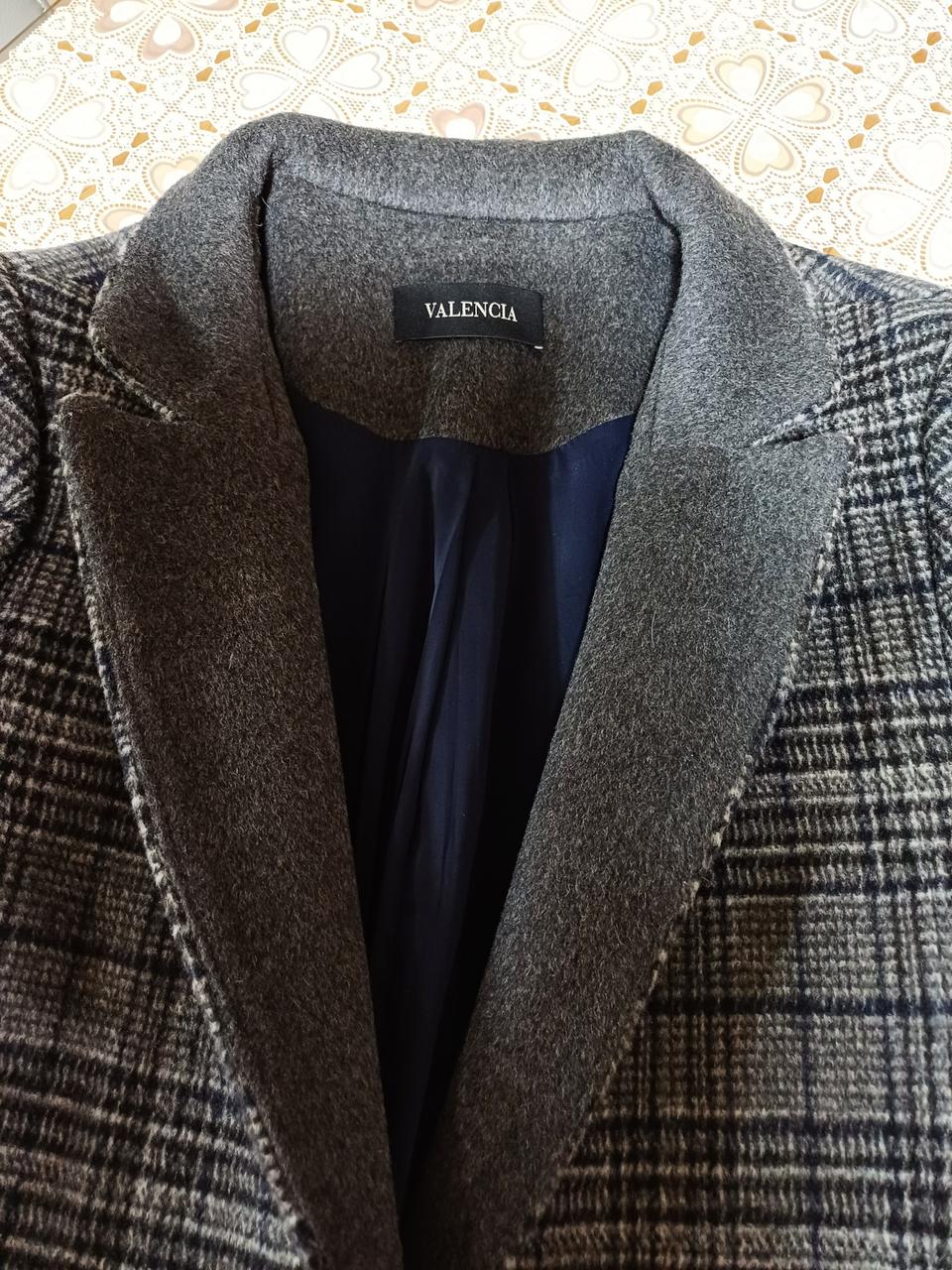 발렌시아 체크코트