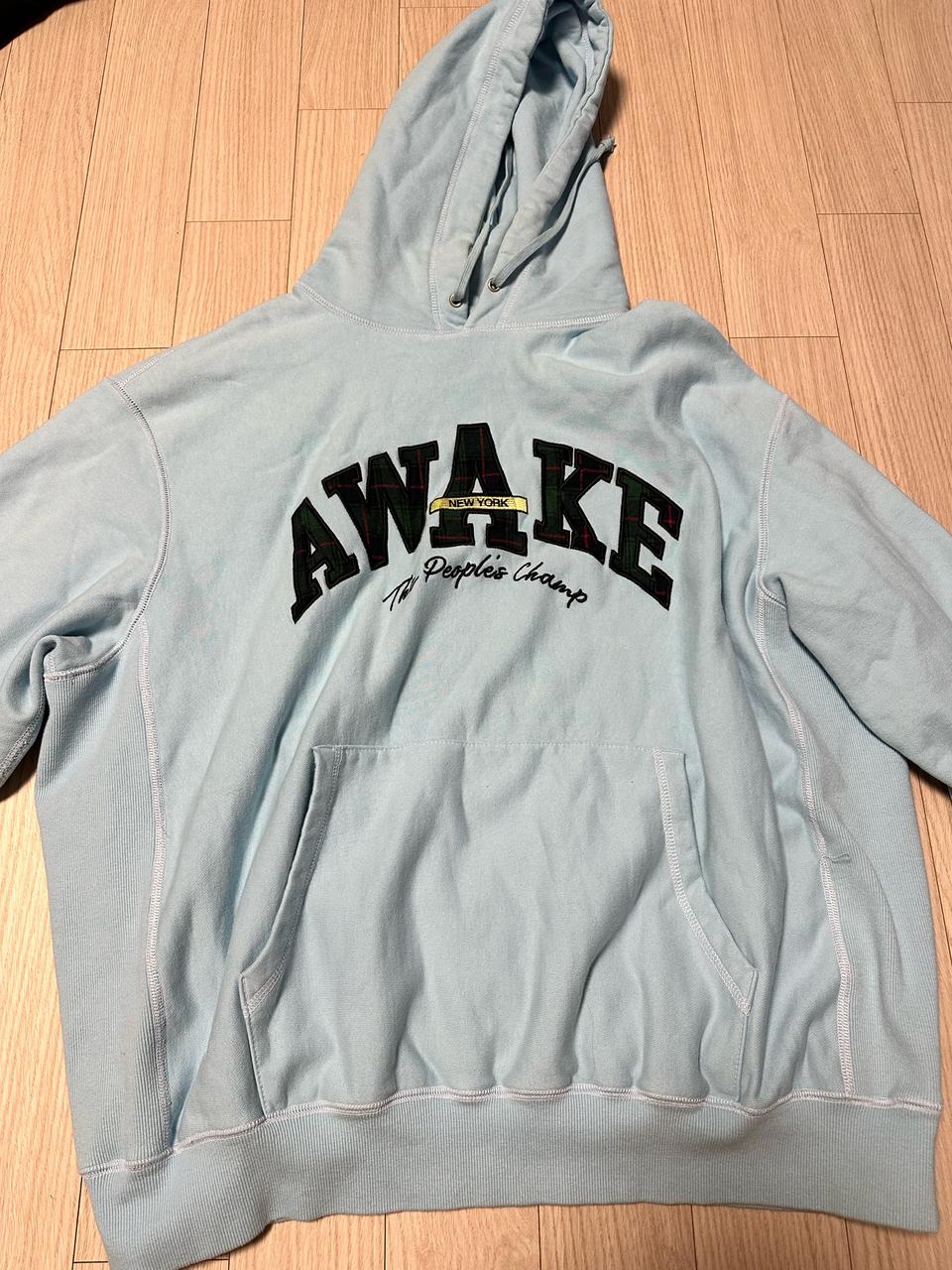 (L) 어웨이크 뉴욕 민트 후드티