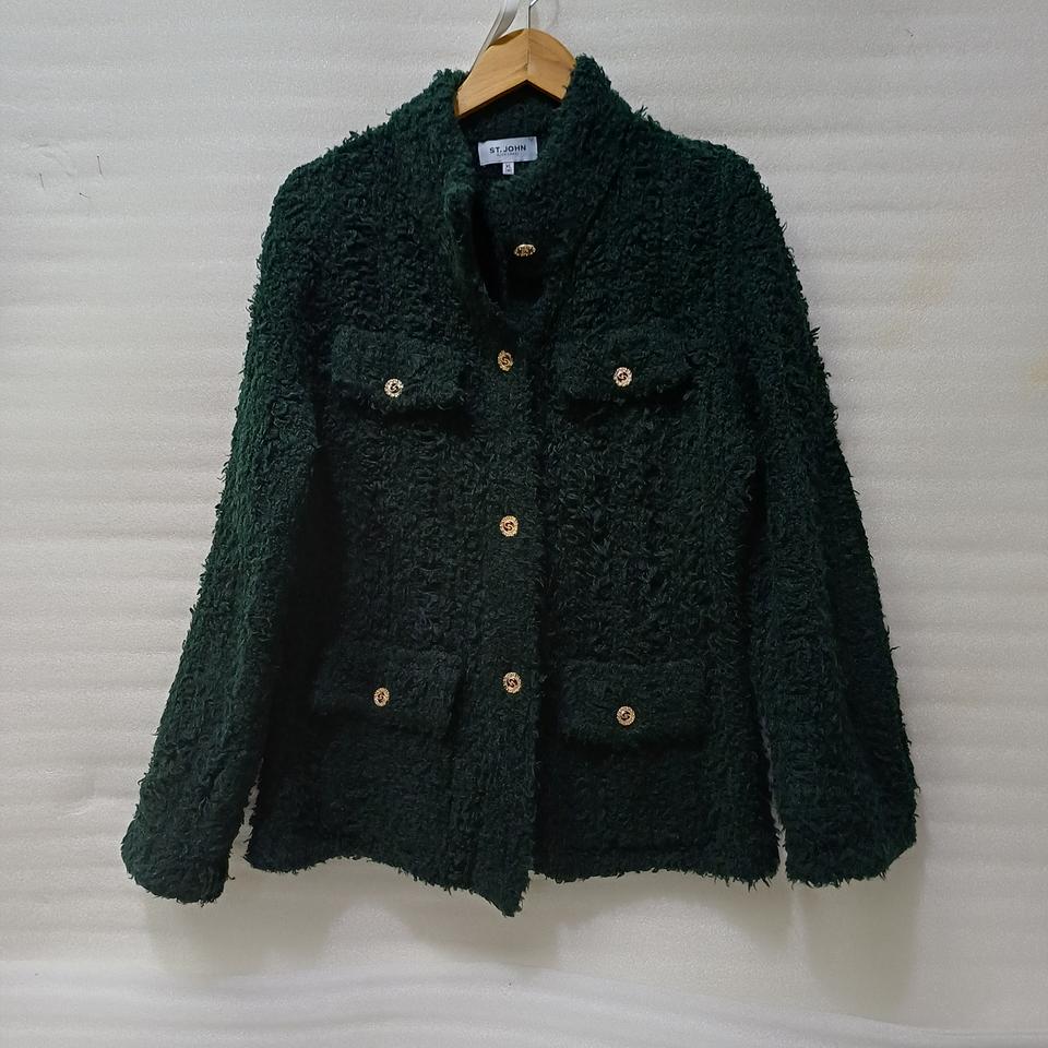 센존 부클 니팅 자켓 봄 가을 여성 XL 88 편한신축성 사랑봉봉